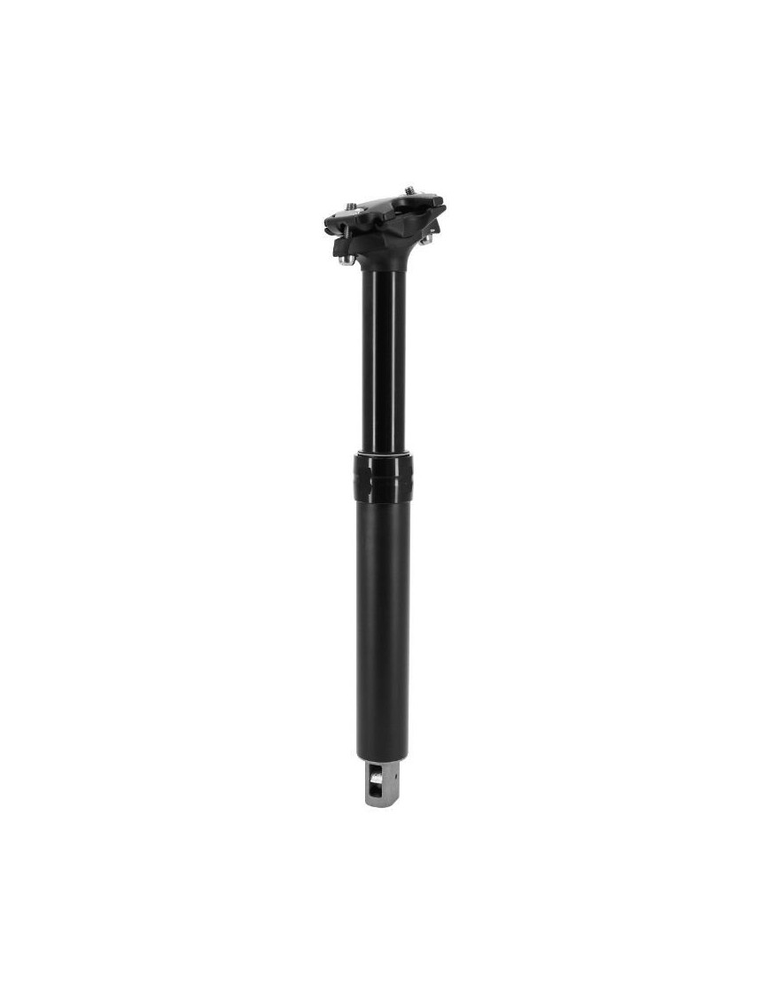 TIGE DE SELLE VTT TELESCOPIQUE DROPPER AIR - HUILE ALU NOIR DIAM. 27.2  L356mm (REGLAGE PAR CABLE INTERNE DEBATTEMENT 100mm) MA