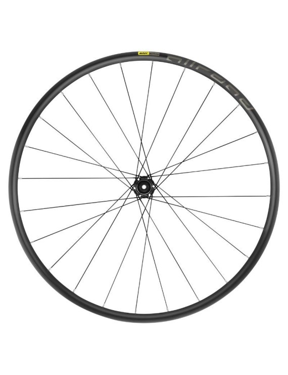 ROUE GRAVEL 700 MAVIC ALLROAD TUBELESS READY AVANT DISC 6 TROUS AXE TRAVERSANT 12-100 NOIR JANTE 622-22