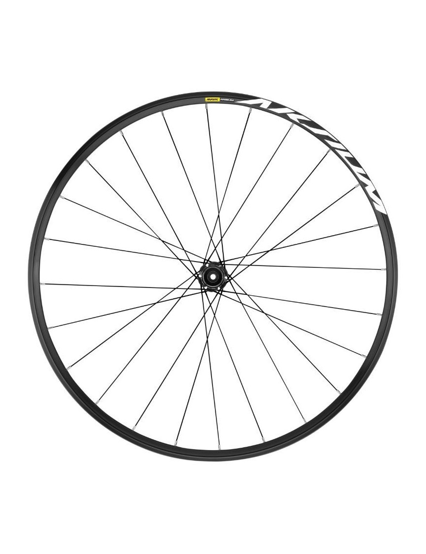 ROUE ROUTE 700 MAVIC AKSIUM AVANT DISC CENTERLOCK AXE TRAVERSANT 12-100 NOIR 20 RAYONS JANTE 622-17
