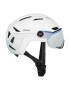 CASQUE VELO ADULTE MAVIC SPEEDCITY BLANC VISIERE INTEGREE TAILLE 57-61 REGLAGE MOLETTE 370GRS - HOMOLOGUE -