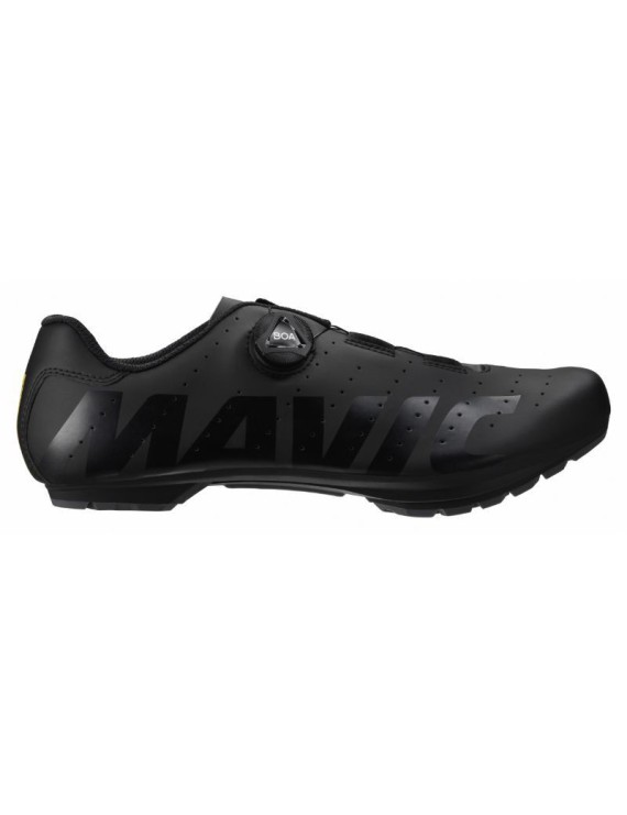 CHAUSSURE CYCLOTOURISTE MAVIC COSMIC BOA NOIR 42 2-3 SERRAGE BOA FIXATION 3 POINTS COMPATIBLE LOOK-SHIMANO (PAIRE)