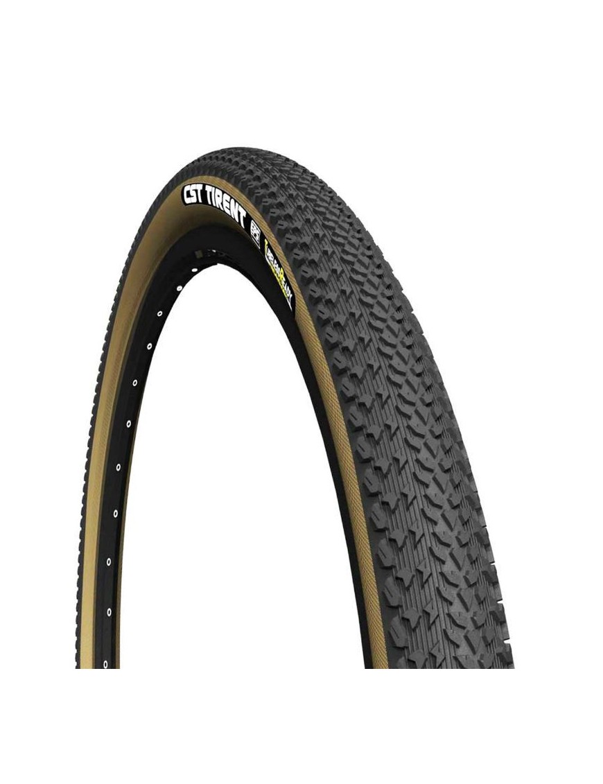 PNEU GRAVEL 700 X 42 CST TIRENT PROTECTION TUBETYPE-TUBELESS NOIR-BEIGE TS - DUAL COMPOUND