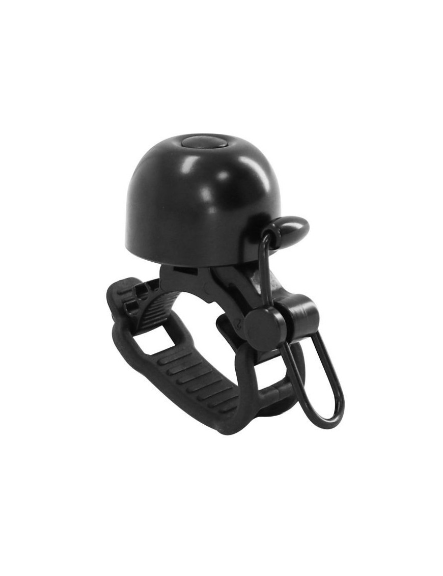 SONNETTE PING NEWTON FORTE VAE - CITY 85 DECIBELS NOIR 25.8-31.8mm (VENDU A L'UNITE) - COMPATIBLE VELO ROUTE