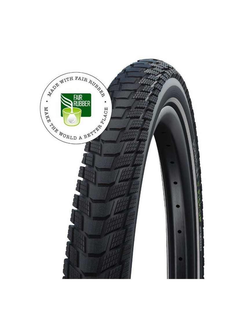 PNEU CARGO - CITY 27.5 X 2.60 SCHWALBE PICK-UP NOIR TR  DOUBLE DEFENSE (65-584) COMPATIBLE VAE (POIDS MAX 160kgs)