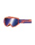MASQUE-LUNETTES CROSS PROGRIP 3201 FL ATZAKI MULTILAYERED ORANGE FLUO ECRAN MIROIR BLEU ANTI-RAYURES-ANTI U.V. COMPATIBLE AVEC 