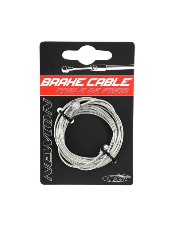 CABLE DE FREIN ROUTE-VTT NEWTON INOX POUR SHIMANO ET ADAPTABLE long 1,85m (VENDU SUR CARTE A L' UNITE) (OFFRE SPECIALE)