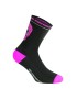 CHAUSSETTES-SOCQUETTES ETE GIST CRANE NOIR-ROSE FLUO 36-39 - HAUTEUR 18CM (PAIRE) -5860