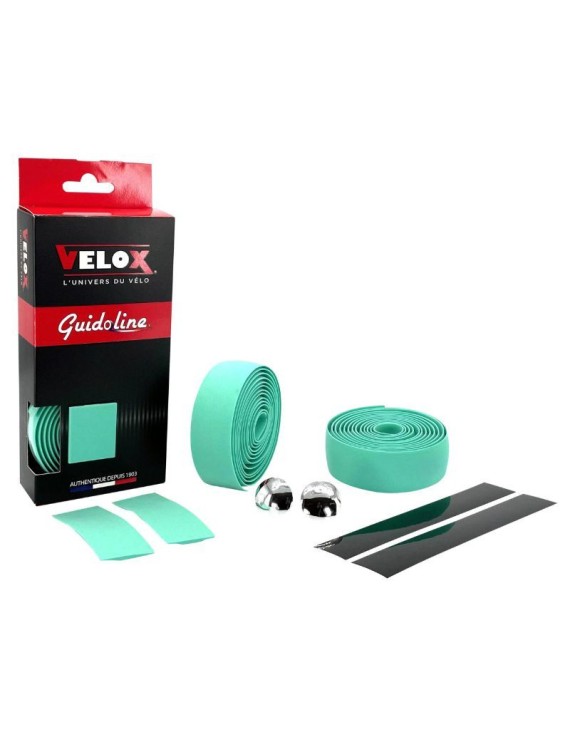 RUBAN DE GUIDON - CINTRE VELOX MAXI CORK VERT BIANCHI  - GUIDOLINE