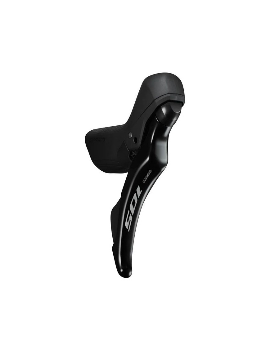 LEVIER-MANETTE ROUTE SHIMANO DROIT 12V. 105 R7120 STI DOUBLE NOIR POUR FREIN A DISQUE HYDRAULIQUE