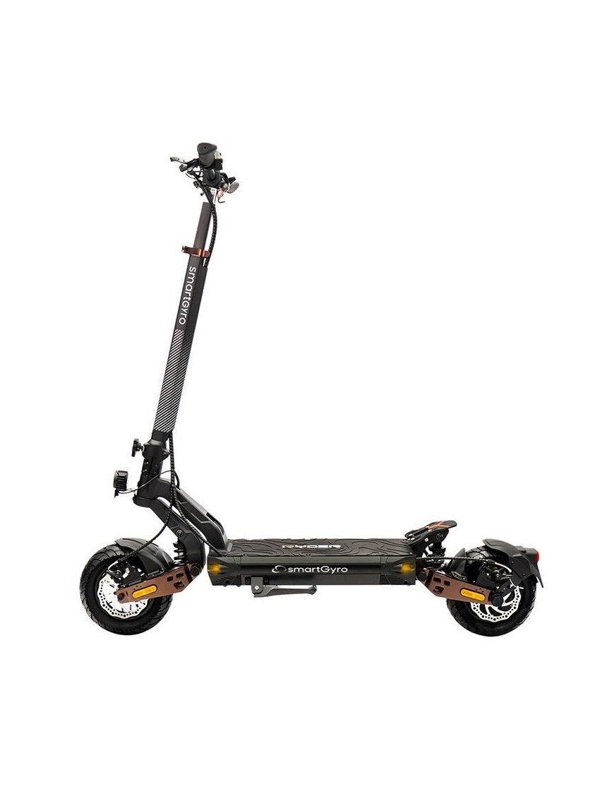 TROTTINETTE-SCOOTER ELECTRIQUE SMARTGYRO RYDER ROUES 10 POUCES MOTEUR 48V 1000W BATTERIE LITHIUM 48V 18Ah AUTONOMIE JUSQU'A 75k