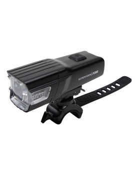 ECLAIRAGE VELO USB AVANT SUR CINTRE ZEFAL SUPERVISION F200 LUMENS NOIR