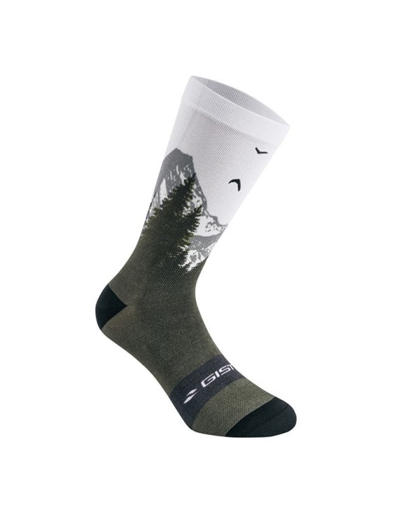 CHAUSSETTES-SOCQUETTES ETE GIST TRENDY BLANC MONTAGNE 43-47 ECOLOGIQUE - HAUTEUR 20cm   (PAIRE)  -5863