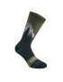 CHAUSSETTES-SOCQUETTES ETE GIST TRENDY VERTE MONTAGNE 38-42 ECOLOGIQUE - HAUTEUR 20cm   (PAIRE)  -5863