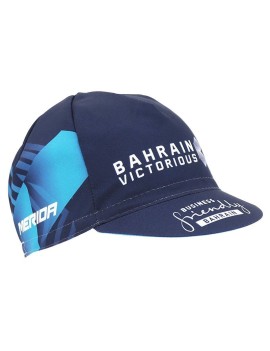 CASQUETTE VELO EQUIPE PRO BAHRAIN MERIDA NOIR-TURQUOISE