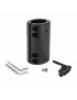 VERROU DE PLIAGE DE TUBE-MAT POUR TROTTINETTE XIAOMI M365, 1S, ESSENTIAL, PRO, PRO 2 NOIR  -P2R-