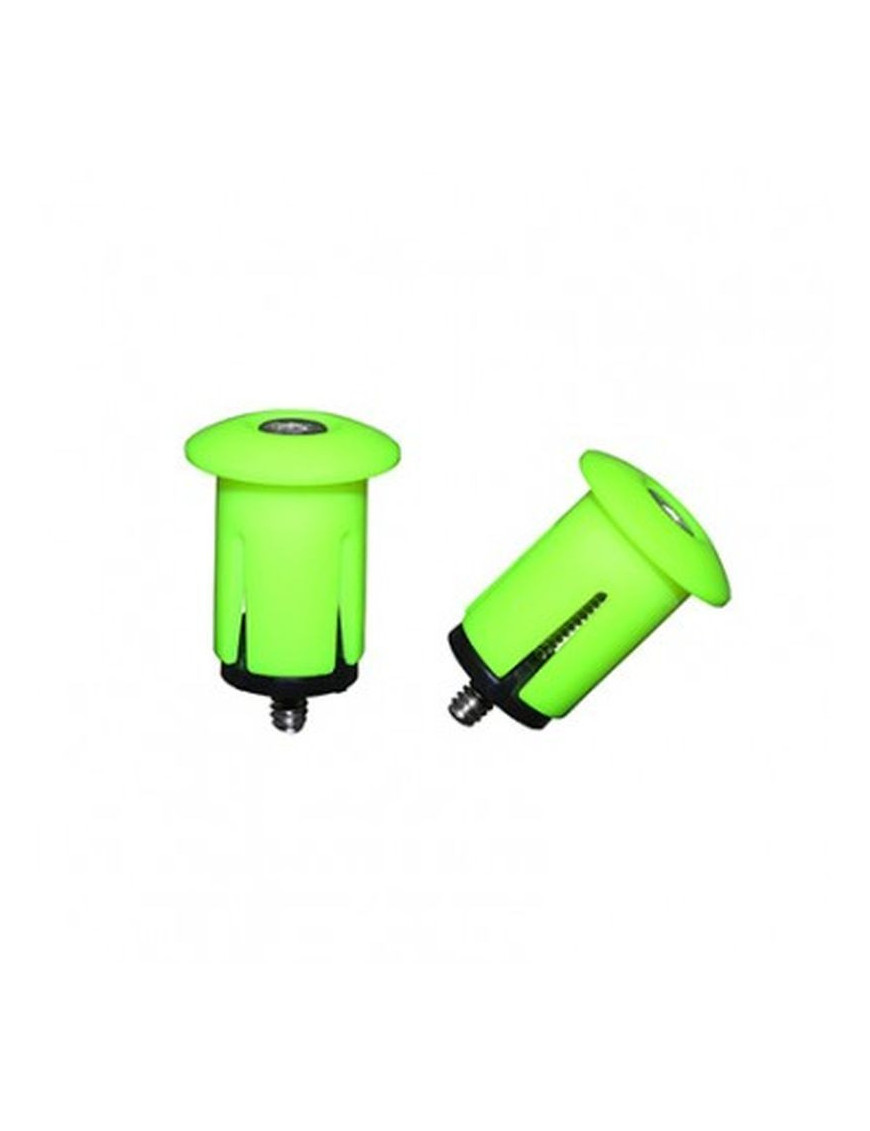 BOUCHON DE CINTRE P2R AVEC EXPANDEUR VERT FLUO (PAIRE) DIAM. INTER 18.2mm ET EXTER 25.2mm