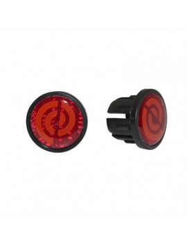 BOUCHON DE CINTRE ROUTE BIKERIBBON ROUGE REFLECT (PAIRE)