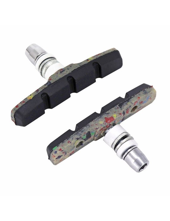 PORTE PATIN FREIN VTT A VIS SYMETRIC P2R 70mm MATIERE RECYCLEE (1 PAIRE)