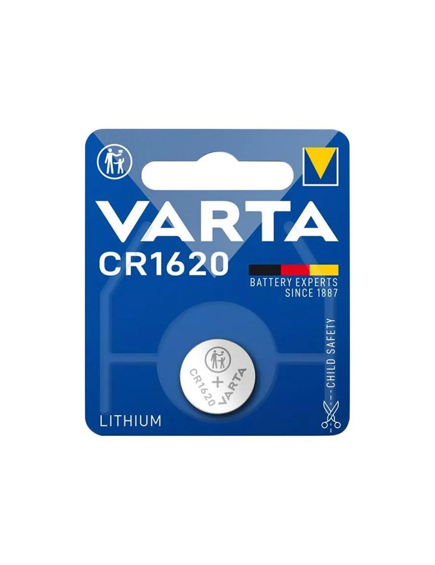 PILE BOUTON CR1620 VARTA LITHIUM 3V (VENDU A L'UNITE)