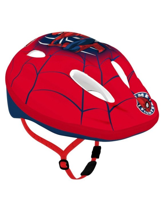 CASQUE VELO ENFANT DISNEY SPIDERMAN ROUGE AVEC MOLETTE REGLAGE TAILLE 52-56 (VENDU SUR CARTE).