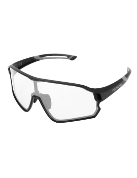 LUNETTES VELO ADULTE VISIONAIR MONTURE NOIR & BLANC (VERRES PHOTOCHROMIC VERRES QUI S'ADAPTENT AUTOMATIQUEMENT A LA LUMINOSITE)