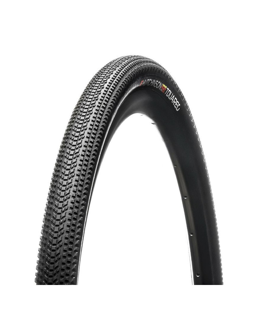 PNEU GRAVEL 700 X 40 HUTCHINSON TOUAREG HARDSKIN NOIR TUBELESS READY TS (40-622) GREEN