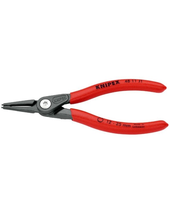 PINCE A CIRCLIPS INTERIEUR PRO KNIPEX 140mm DIAM CIRCLIPS 12 A 25mm GRIS ANTIROUILLE POINTE 1,3mm (DROITE)  (48 11 J1)  -MADE I