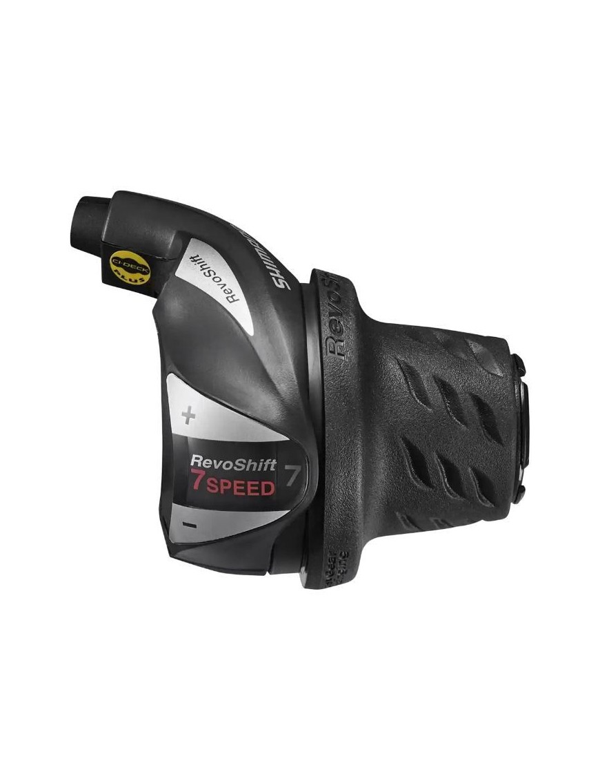 MANETTE VTT SHIMANO REVOSHIFT 7V. RS36 DROITE - POIGNEE TOURNANTE (MONTAGE ATELIER)