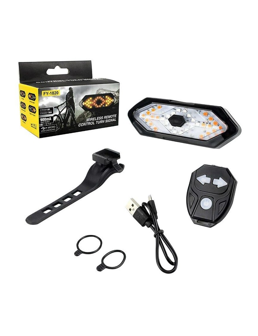 ECLAIRAGE VELO - TROTTINETTE USB ARRIERE SUR TIGE DE SELLE - HAUBANS - ESSIEUX ARRIERE DE TROTTINETTE A LED (CLIGNOTANT INTEGRE