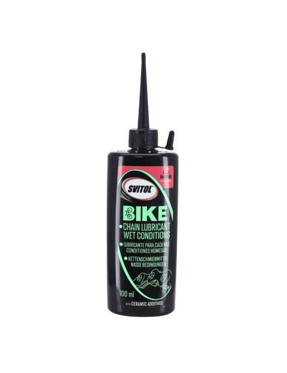 LUBRIFIANT VELO CHAINE ET DERAILLEUR AREXONS SVITOL POUR CONDITION HUMIDE (BURETTE 100ml)