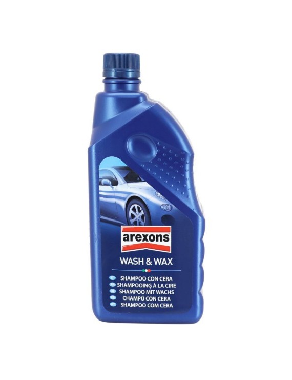 NETTOYANT SHAMPOING CIRE CARROSSERIE AREXONS WASH AND WAX 1L