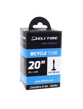 CHAMBRE A AIR VELO 20 x 1 3-8 - 500A DELI VALVE PRESTA 36mm