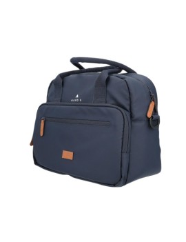 SACOCHE ARRIERE VELO HAPO.G VELOTAF BLEU FIXATION PORTE BAGAGE (28x34x15cm) - FIXATION CROCHETS SUR PORTE BAGAGE
