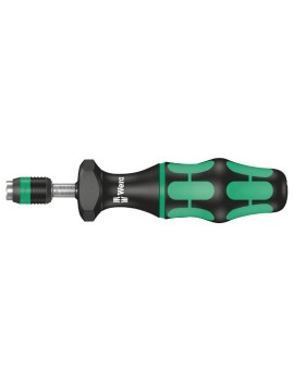 TOURNEVIS PORTE EMBOUT DYNAMOMETRIQUE WERA 7400 1-4 SERRAGE DE 0,1A 3 Nm NOIR-VERT (VENDU A L'UNITE)  -MARQUE ALLEMANDE POUR LE