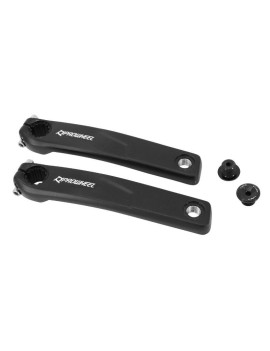 MANIVELLE DROITE + GAUCHE VAE - E-BIKE LONGUEUR 170mm ALU NOIR POUR MOTEUR BAFANG M500, M600 (PAIRE)