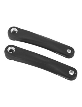 MANIVELLE DROITE + GAUCHE VAE - E-BIKE FSA 175mm NOIR JIS POUR MOTEUR YAMAHA PW (PAIRE)