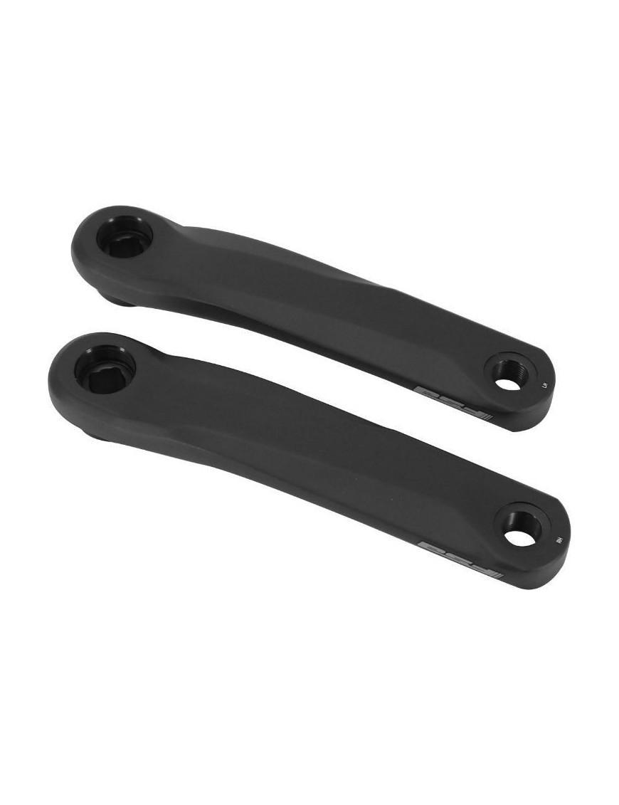 MANIVELLE DROITE + GAUCHE VAE - E-BIKE FSA CK-745 165mm NOIR JIS POUR MOTEUR SHIMANO E5000 (PAIRE)