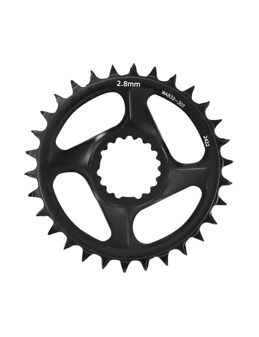 PLATEAU VTT DIRECT MOUNT FSA AFTERBURNER 30DTS MONO 11-12V. NOIR-ARGENT NARROW WIDE