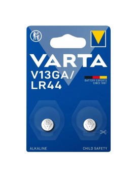 PILE BOUTON LR44, V13GA VARTA ALCALINE 1,5V (VENDU PAR 2)