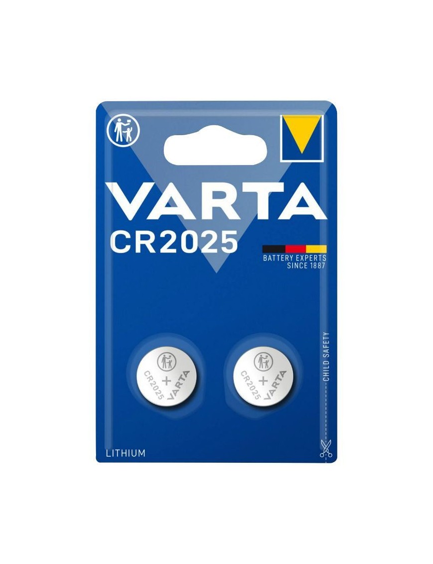 PILE BOUTON CR2025 VARTA LITHIUM 3V (VENDU PAR 2)