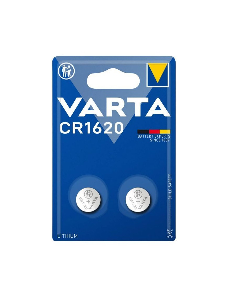 PILE BOUTON CR1620 VARTA LITHIUM 3V (VENDU PAR 2)