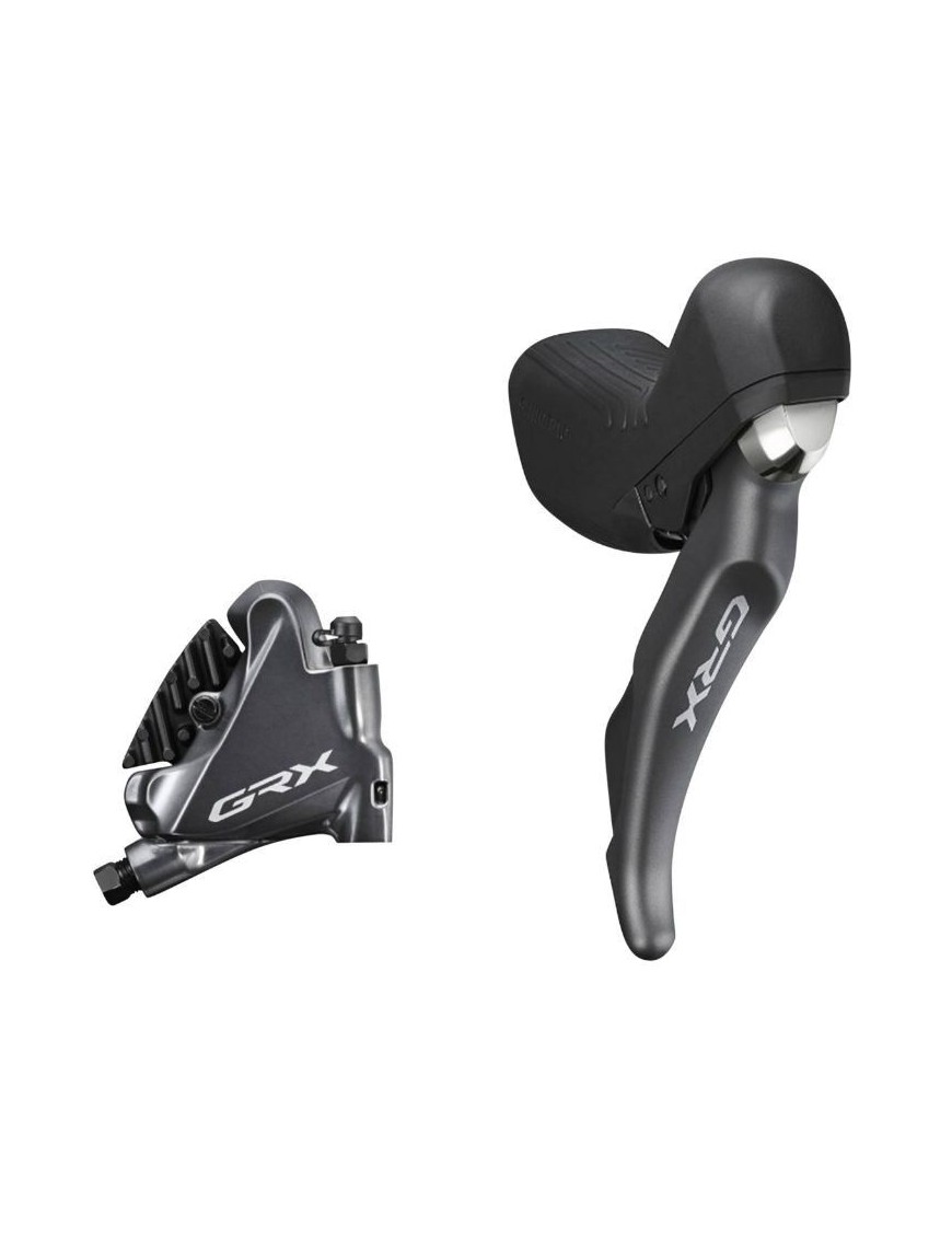 FREIN A DISQUE GRAVEL HYDRAULIQUE SHIMANO GRX810 ARRIERE 11V.  NOIR (LEVIER-MANETTE AVEC ETRIER BR-RX810+DURITE ASSEMBLE 1700mm