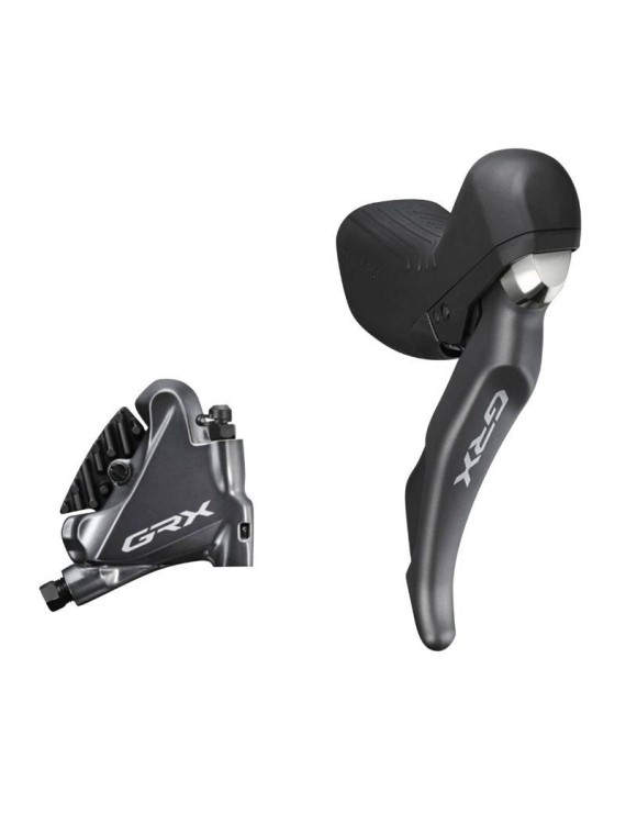 FREIN A DISQUE GRAVEL HYDRAULIQUE SHIMANO GRX810 ARRIERE 11V.  NOIR (LEVIER-MANETTE AVEC ETRIER BR-RX810+DURITE ASSEMBLE 1700mm