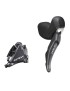 FREIN A DISQUE GRAVEL HYDRAULIQUE SHIMANO GRX810 ARRIERE 11V.  NOIR (LEVIER-MANETTE AVEC ETRIER BR-RX810+DURITE ASSEMBLE 1700mm