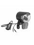 ECLAIRAGE VELO VAE - E-BIKE HERRMANS MR4 100 LUMENS NOIR AVANT (LIVRE AVEC PATTE SUR FOURCHE) 6V-2W  - (VENDU EN VRAC POUR ATEL