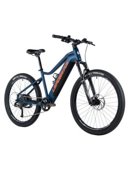 VELO ELECTRIQUE-VAE VTT 27,5 LEADER FOX ARIMO 2024 HOMME BLEU MAT 9V MOTEUR ROUE AR BAFANG 36V 45Nm BATTERIE 20Ah (19'' - H48cm