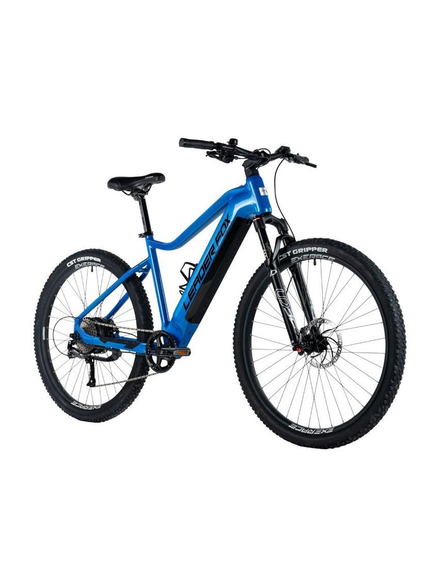 VELO ELECTRIQUE-VAE VTT 29 LEADER FOX ARIMO 2024 HOMME BLEU BRILLANT 9V MOTEUR ROUE AR BAFANG 36V 45Nm BATTERIE 20Ah (19'' - H4