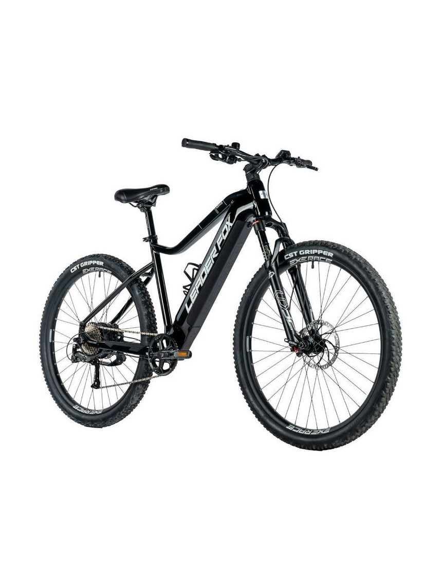 VELO ELECTRIQUE-VAE VTT 29 LEADER FOX ARIMO 2024 HOMME NOIR BRILLANT 9V MOTEUR ROUE AR BAFANG 36V 45Nm BATTERIE 20Ah (20,5'' - 