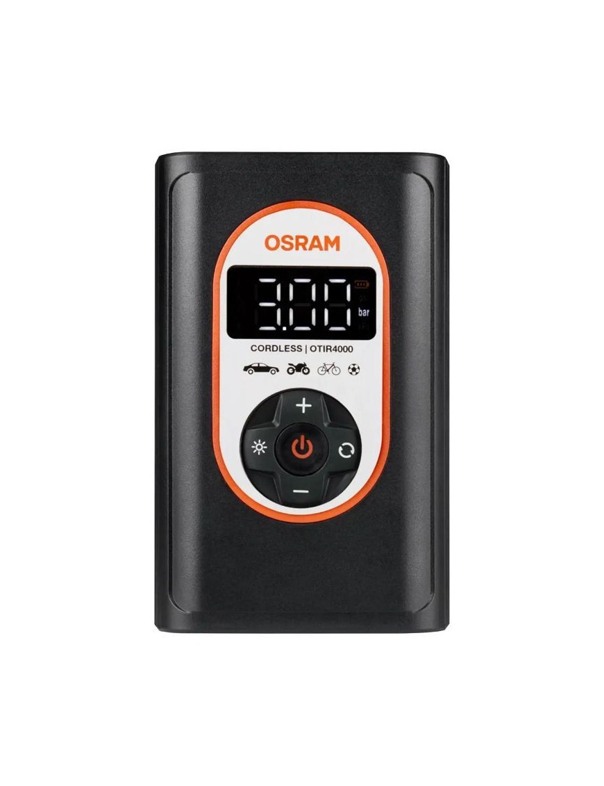 COMPRESSEUR-GONFLEUR UNIVERSEL TYRE INFLATE 4000 (12V)  -OSRAM-