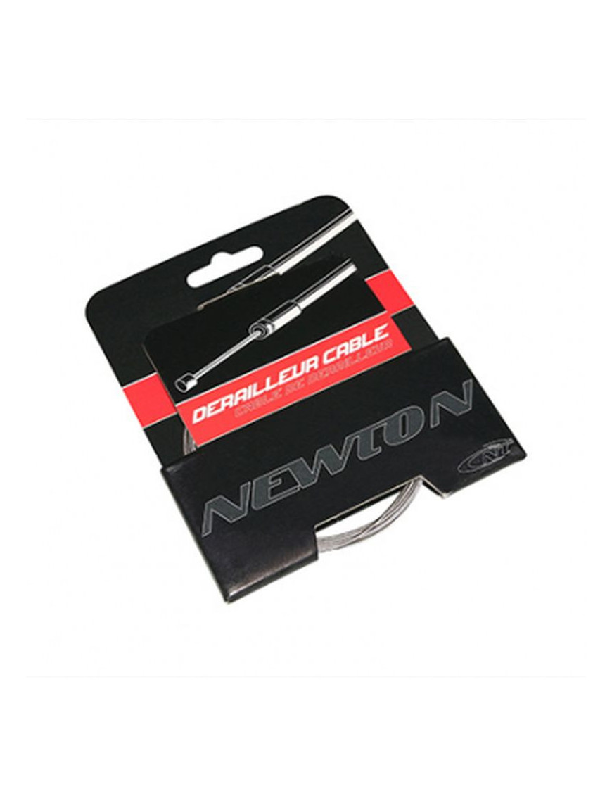 CABLE DE DERAILLEUR NEWTON INOX POUR CAMPAGNOLO 1,1mm 2,10M (VENDU A L UNITE SUR CARTE)
